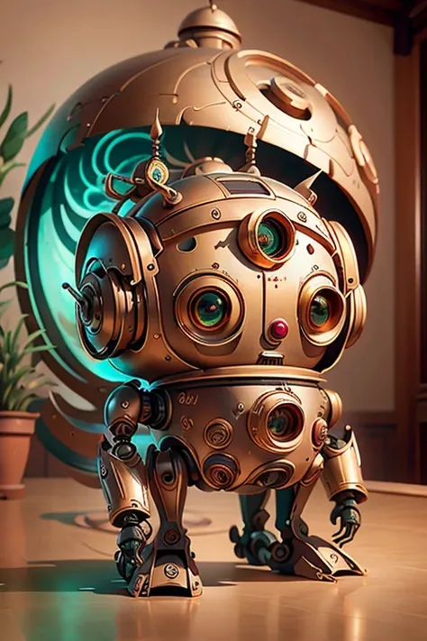 concept art , rtNoveauAI, <lora:artnouveauai_v10:0.75>, chibi <lora:blindbox_V1:0.5>, robot