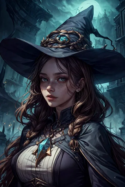 (best quality, masterpiece:1.2), 8k detailed cgi render, thick outlines, strong shadows, <lora:add_detail:0.75>,
1 girl, adult ukrainian woman, freckles, aquamarine eyes, light brown hair flaps,
portrait, solo, upper body, looking down, detailed background, detailed face, (<lora:WitchcraftPunkAI:0.5>, WitchcraftPunkAI theme:1.1) (time wizard:1.1), eternity, impossible geometry, (style-swirlmagic:0.8), hourglass, time, dynamic pose, bloom light aura, desert dunes in background, ethereal atmosphere,