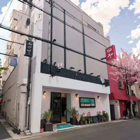 best quality, ultra-detailed, illustration,
fukuhara, storefront, scenery, outdoors, road, sky, lamppost, street, tree, sign, building, day, cloud, city, blue sky, road sign, motor vehicle, power lines, cityscape, real world location
<lora:fukuhara_SD15_V1:1>