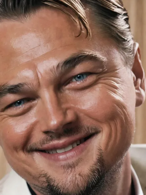 leonardodicaprioxl smiling