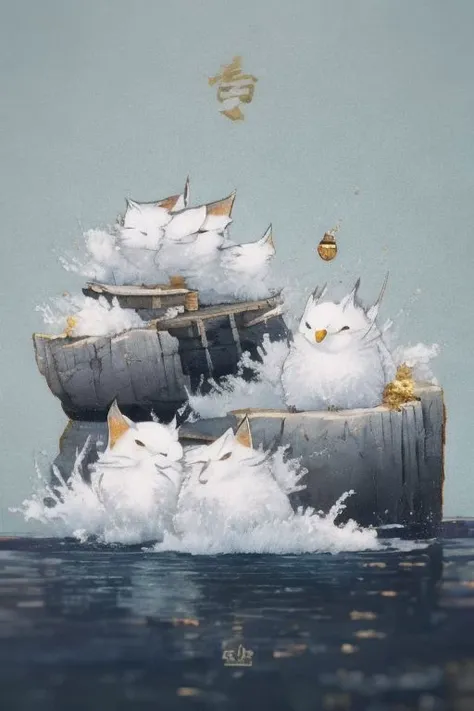 masterpiece,best quality,cute ukiyo-e,<lora:a1:1.2>,bird,