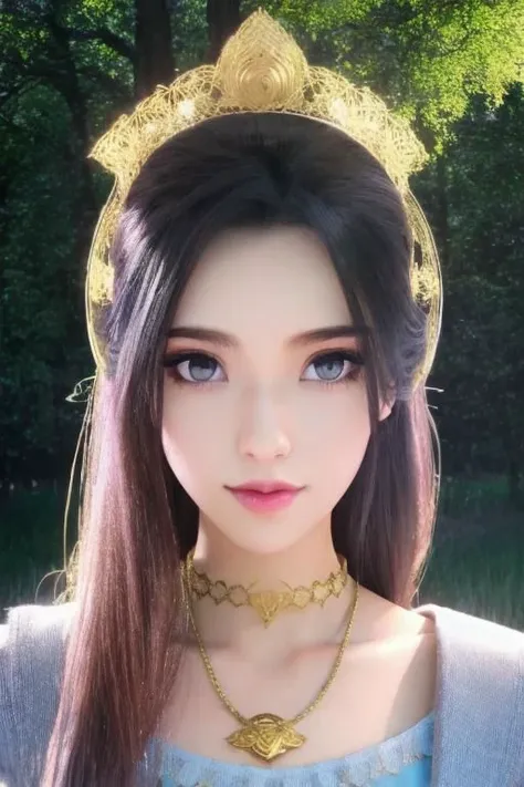 forest, 1woman, beautiful face, fairy
