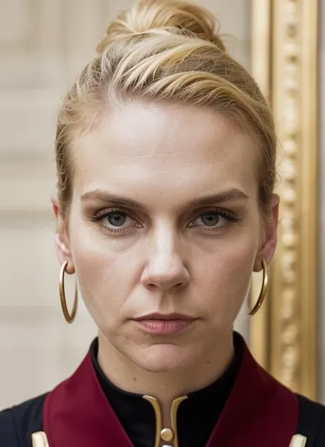 portrait of sks woman in Rome, at the Vatican City, by Flora Borsi, style by Flora Borsi, bold, bright colours, ((Flora Borsi)), by Peter Lindbergh, <lora:lora-small-rhea-seehorn-v1:1>
