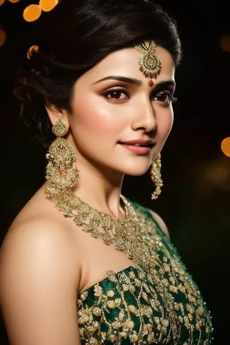 photo of a prachide, detailed face, intricate,forest, midnight, elegant, sharp focus, dramatick lighting, bokeh lights, masterpiece, detailed face, beautiful , <lora:prachide:1>