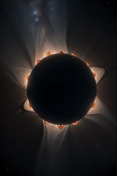 a RAW photograph of the (burning man festival:1.2),(slightly above view), during a (C0r0n4 eclipse:0.9)(rising high in the sky above),surrounded by bright solar corona,in a starry sky, dark at night,HDR,(wide angle shot:1.2),sharp focus,(highly detailed),(8k wallpaper),intricately detailed,highres,absurdres,hyper realistic,8K UHD DSLR,IMAX,extremely intricate,4k textures,cinematic look),hyperdetailed,<lora:C0r0n4_06A-000002:0.7>,