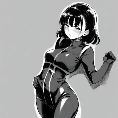 <lora:SabakuPonyXL-000007:1>
best quality, score_9, score_8_up, score_7_up, score_6_up, rating_explicit,source_anime,original_art BREAK
from_behind
monochrome, greyscale,
1girl, blush, bikesuit