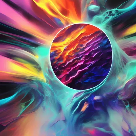 a blowing mind, abstract painting, colorful, Abstract Realities