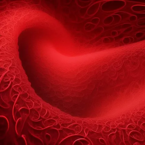 a red fractal, loops, infinity, fractal, Never Ending Loop