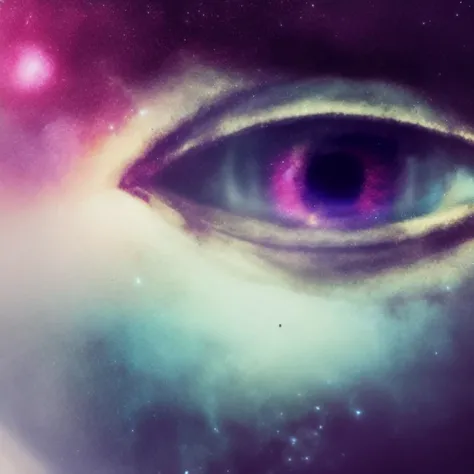 a giant eye in a galaxy, Abstract Realities