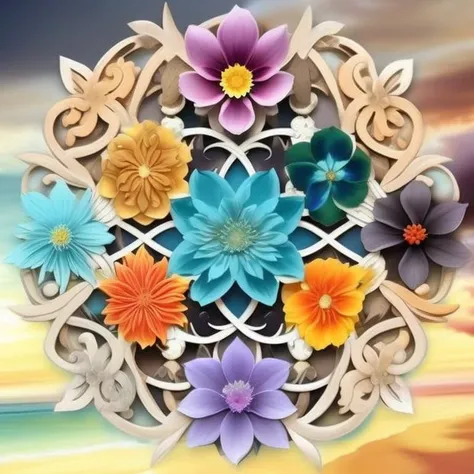 symbolic flowers of all elements, Elemental Flowers