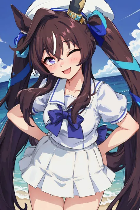 viblos \(umamusume\) <lora:viblos_v1:1>,white_hair, streaked hair,