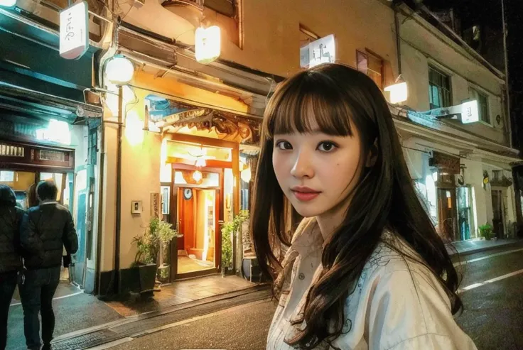 (masterpiece, best quality:1.4), (photorealistic), (intricate detailed), (realistic details), highly detailed,F8,
(portrait:1.5),street,night,
(xnch:1), <lora:xnch_v2_11:0.7>