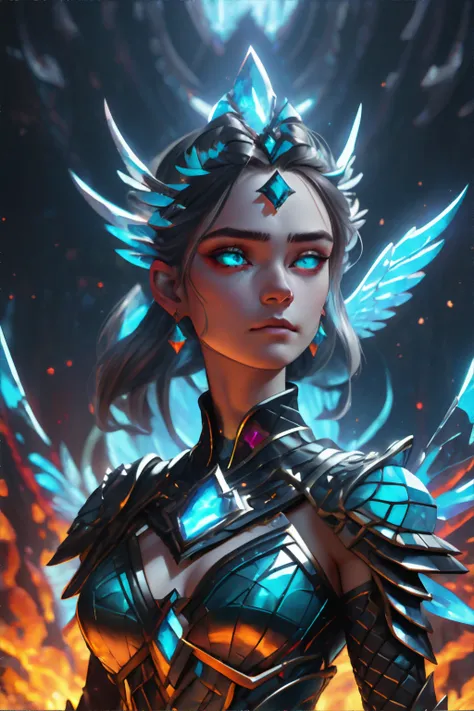 <lora:faearmor:1.0>, woman wearing F41Arm0r, Turquoise Slicked back, Silver eyes, Cleft chin, seraph's haven, angelic beings, divine light, celestial sanctuary, <clip:skip:2>, masterpiece, 8k, high resolution, shallow depth of field, sharp focus