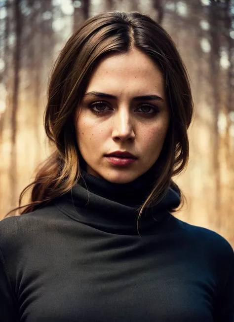 A stunning intricate full color portrait of (sks woman:1), wearing a black turtleneck, epic character composition, by ilya kuvshinov, alessio albi, nina masic, sharp focus, natural lighting, subsurface scattering, f2, 35mm, film grain, <lora:locon_eliza_v1_from_v1_64_32:1.3>
