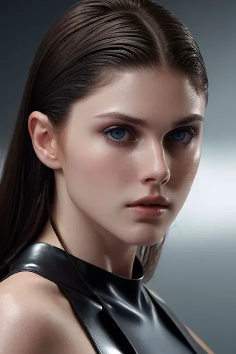(face closeup:1.0) photo of (CR-AlexandraD4ddario-v11-jjonahjameson:0.9) as a (young:1.0) woman, (oiled shiny skin:1.0), (slick undercut hair:1.1),
(8k uhd:1.0), (best quality:1.0), (masterpiece:1.0), (sharp focus:1.0), grey background,