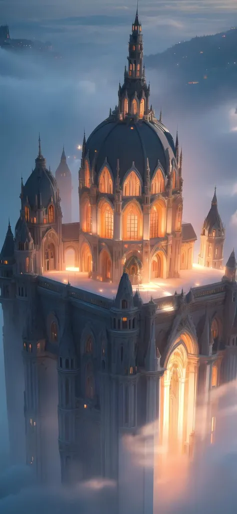 dome, no humans, scenery, sky, tower, cloud, building, outdoors, fog, night, smoke, city
<lora:dome:1>