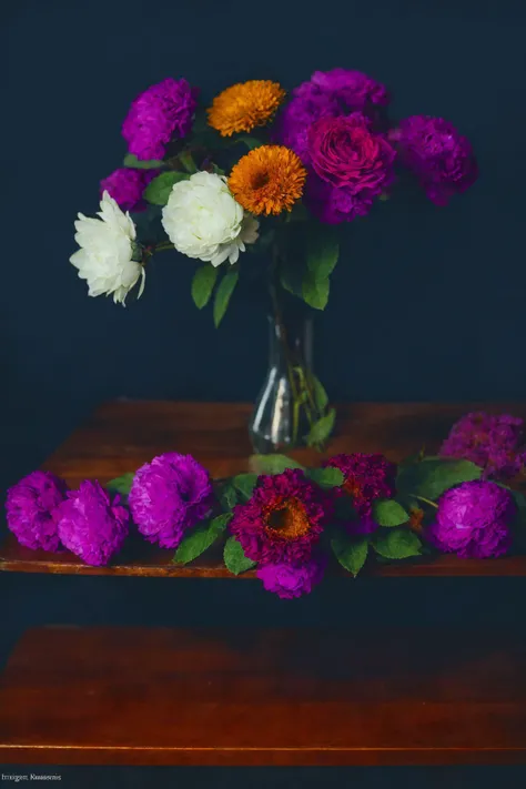 (masterpiece), (best quality), (still_life:1.3), no humans, Simple background, old, realistic, Rembrandt lights, 8K, Ultra-HD, hyper-realistic, vibrant, 8k, detailed, ultra detail, soothing tones, muted colors, fresh flowers,
<lora:still_life_v3:0.6>, <lora:LowRa:0.85>,