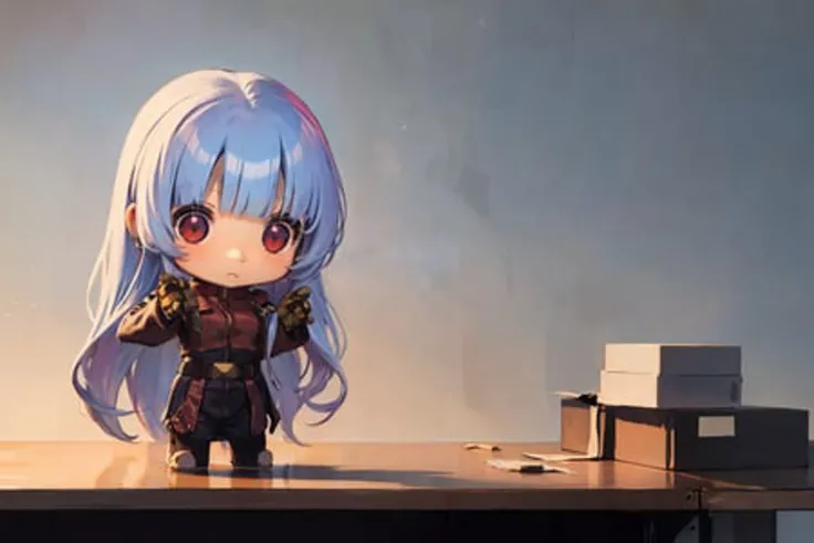 masterpiece, best quality,1girl,(solo:1.4),(chibi:1.6)
