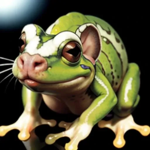 a realistic photo of a ((frog)) Guinea pig hybrid