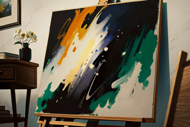 ((best quality)), ((masterpiece)), (detailed), (realistic),  man  tonalism oil painting, expressive, de Kooning, Fauvism, Bend
