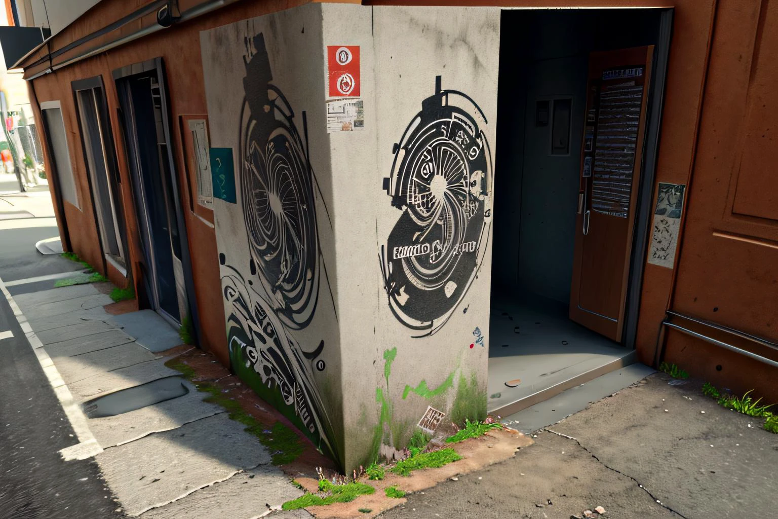 ((best quality)), ((masterpiece)), (detailed), (realistic), man 3D Modeling, sophisticated, Eugene Atget, Graffiti, Floral