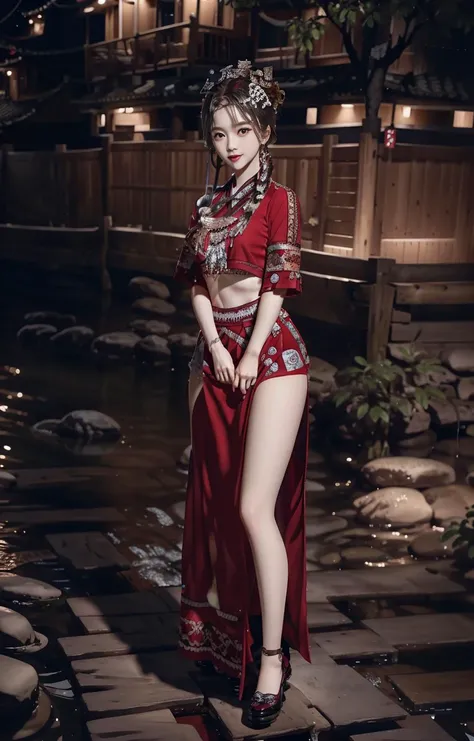 (night:1.8,red theme,city lights, ),in summer,onsen,(nature:1.9),1girl,very long hair,grin,sexy,unaligned breasts, dynamic angle,dynamic pose,outdoors,chinese style architecture,
(raw photo:1.2), (photorealistic:1.4), absurdres, incredibly absurdres, huge filesize , ultra-detailed, highres, extremely detailed,best quality ,masterpiece, illustration, an extremely delicate and beautiful, extremely detailed ,CG ,unity ,8k wallpaper, Amazing, finely detail, masterpiece,best quality, pureerosface_v1,ulzzang-6500-v1.1,