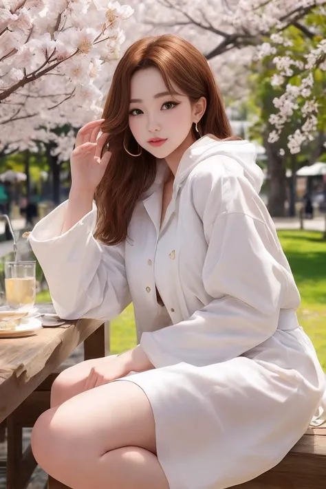 1girl,white theme, hanfu, looking at viewer,outdoors, putting on jewelry, , (Cherry blossom: 1),
hdr, (photorealism, masterpiece quality, best quality), , pureerosface_v1,ulzzang-6500-v1.1,