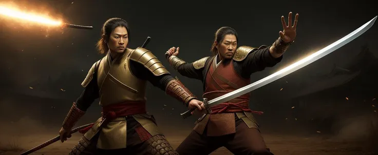 On the battlefield, a cold-hearted Japanese samurai held his sword, gazing at the enemy with an unwavering, emotionless expression. He searched for his next target, analyzing the enemy's movements and weaknesses with calm calculation.
As soon as he saw an enemy approach, he launched a sudden attack. His sword flashed, swiftly and accurately severing the enemy's head, causing blood to spurt out violently. Then, he turned to his next target, his attacks precise and merciless.
He did not need to speak; his eyes conveyed his determination and purpose. He was cold and ruthless, leaving no mercy for the enemy. His swordsmanship was superb, killing his enemies with ease.
On the battlefield, he was like a precise and deadly snake, every strike vicious and effective. His target was clear, and he would not stop until it was eliminated.
Although this Japanese samurai's demeanor and attacks appeared cold and heartless, behind him was a spirit of loyalty, determination, and honor. He sacrificed his life to defend his country and family.
hdr, (photorealism, masterpiece quality, best quality),