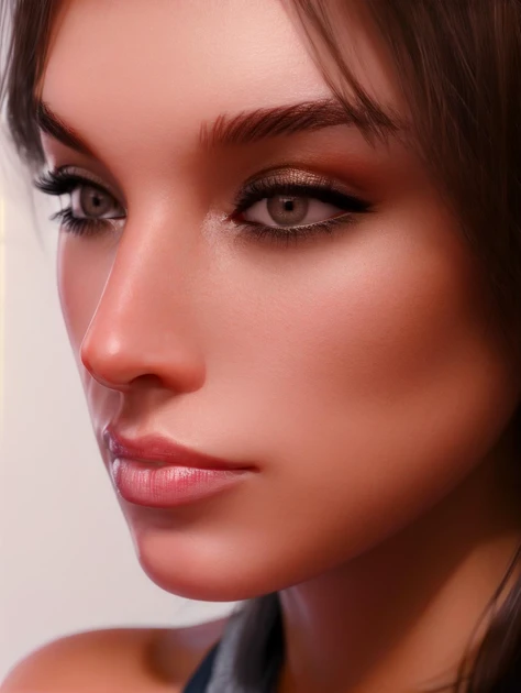 breathtaking <lora:BellaV1:1> BellaV1, close up portrait, professional photography, simple background, realistic eyes, skin with defaut, rim light, masterpiece, award-winning, professional, highly detailed