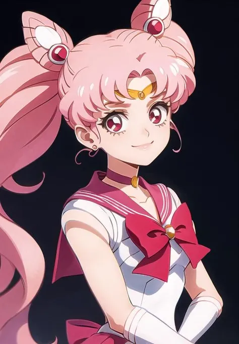 <lora:sailor_chibi_moon:0.8>, sailor_chibi_moon, smirk, (masterpiece, best quality, detailed:1.3)