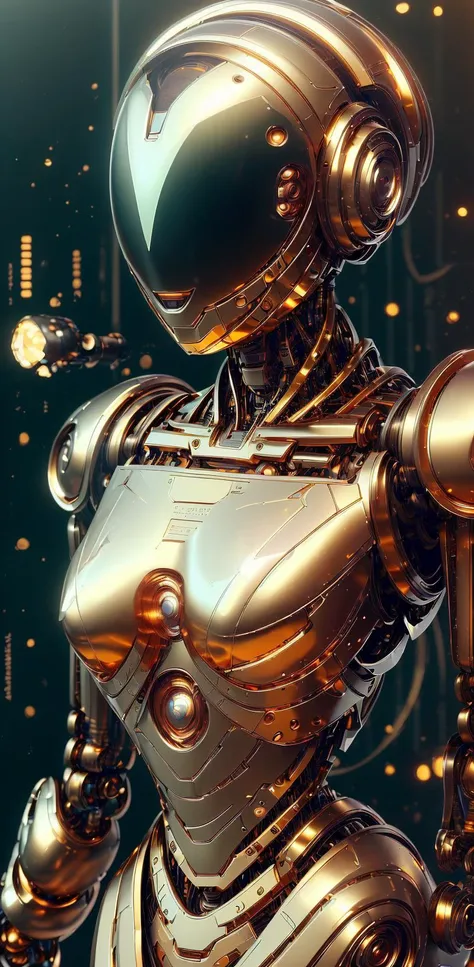 robot, dof, goldentech <lora:GoldenTech:1>, highly detailed, digital painting, artstation, concept art, smooth, sharp focus, illustration, art by wlop, charlie bowater and alexandra fomina