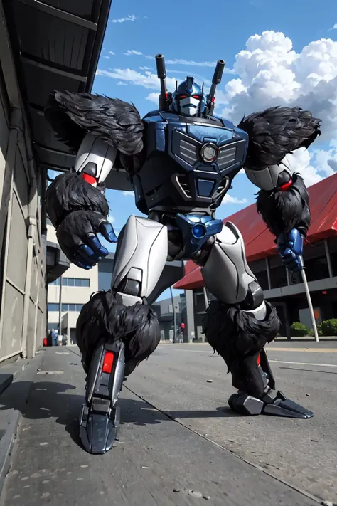 masterpiece, best quality, robot, outdoor,
<lora:primalV1:0.7>primal,fur,
anime style,