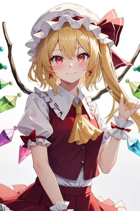 Flandre smiling while covered in blood