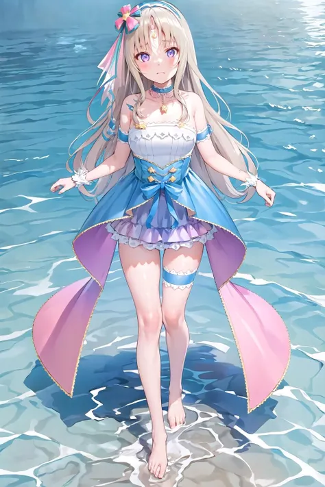 (masterpiece, best quality), 1girl, water
<lora:civia:0.8>, civia, single horn, full body