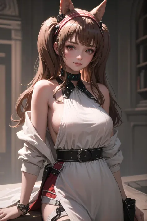 (highly detailed:1.3), 
1girl, solo, light smile, determined look, 
<lora:arknightsangmulti:0.9>, naked tabard, white blue tabard, 
Ultra-detail, (highres:1.1), best quality, (masterpiece:1.3), cinematic lighting,