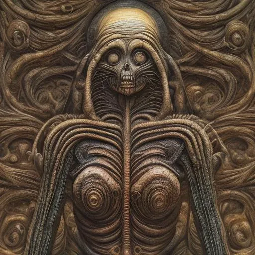 artstyle bse ((in the style of HR Giger)) best quality, masterpiece, ultra high res, (photorealistic:1.4), raw photo, sharp focus, HDR, detailed skin
