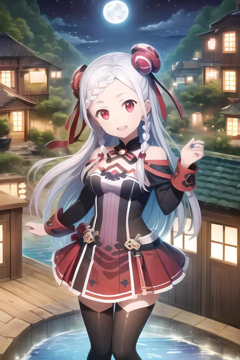 (masterpiece, best quality, detailed:1.3), (highly detailed, high quality:1.3)<lora:Yuna_OS:1>, Yuna_OS,
\(èè æ»¿æ\),outdoors, rural, village, houses, bat (animal), night, sky, clouds, full moon, grin, water, glowing
teasing smile,
\(\),