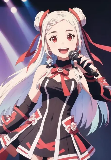 <lora:Yuna_OS:0.8>, Yuna_OS, smile, stage, microphone, sing, (acclaimed, alluring, captivating, exciting, gorgeous, striking:1.3), (highly detailed, high quality:1.3)