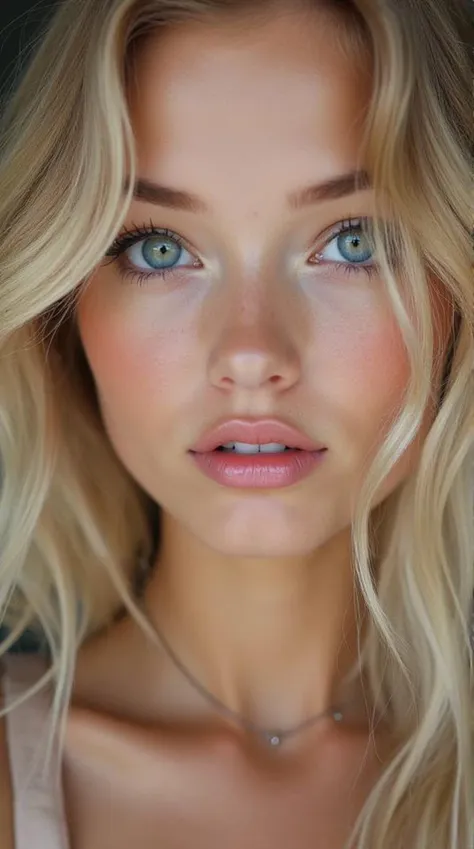 1 girl, absurdly beautiful, woman, young, blonde hair, perfect face, makeup, detailed hair, perfect face, perfect lips, perfect eyelashes