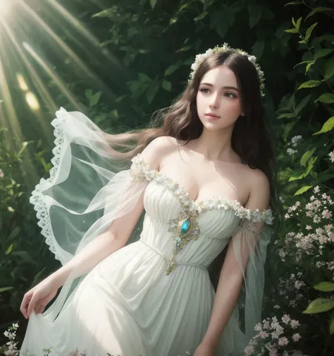 (Cinematic Photo:1.3) of (Realistic:1.3),(Sad:1.3) photo, photography, 8 k,hyper realistic, A portrait of a woman beautiful in dress white rococo, drops transparent, hair black, beautiful, pastel, Medieval, beautifully lit, crystallized, epic hyper-detailed masterpiece, art nouveau, art deco, bokeh, pre-raphaelite, photo, realistic, digital collage, 35 mm, photography, 8k resolution, 8 k, lighting, glass, Ethereal Fantasy,Highly Detailed, Imaginative, Dreamlike, Ethereal Fantasy,, Full-HD, 16k, Photoshop, Adobe Lightroom, After Effects, Stock Photo, DeviantArt, , AI, Cinematic, photography, Pose, Bokeh, 22 Megapixels, Lens Flare, Vignette, Photography, Soft-Focus, Milky Quartz, hyperrealistic,,Highly Detailed,naturalism,land Art,regionalism,shutterstock contest winner,trending on unsplash,featured on Flickr
