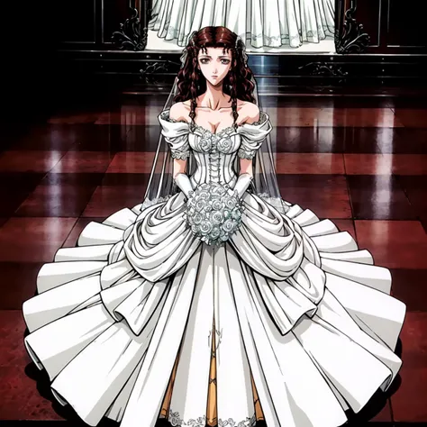 <lora:Charlotte001:0.7>,<lora:add_detail:0.8>,
Charlotte,1woman,
brown hair,
wedding_dress,
wedding,