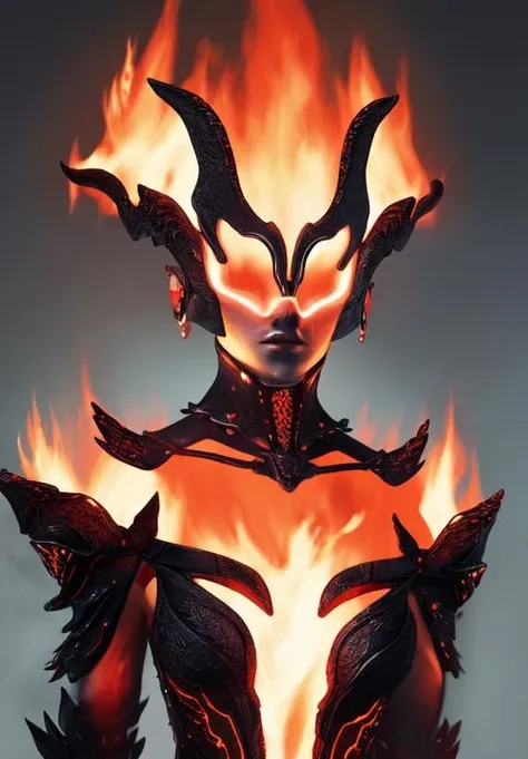 1girl, sfw, <lora:flame_atronach:0.8>, flame_atronach, 1girl, solo, portrait,, narrow-hipped body, (masterpiece, best quality, absurdres, detailed, ultra-detailed:1.3), alluring, (trending on CGSociety, trending on pixiv, contest winner:1.3)