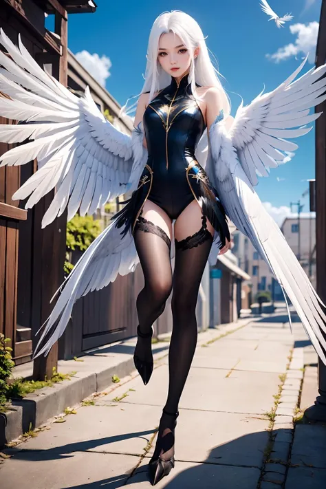 Medieval Archangel Warrior　Lolita Aristocrat　Long Boots Sexy Girl　Attraction　Sexy French Girl With Demon Wings Cute Cursed Cemetery　Basement Action Style Butt　Increase Libido