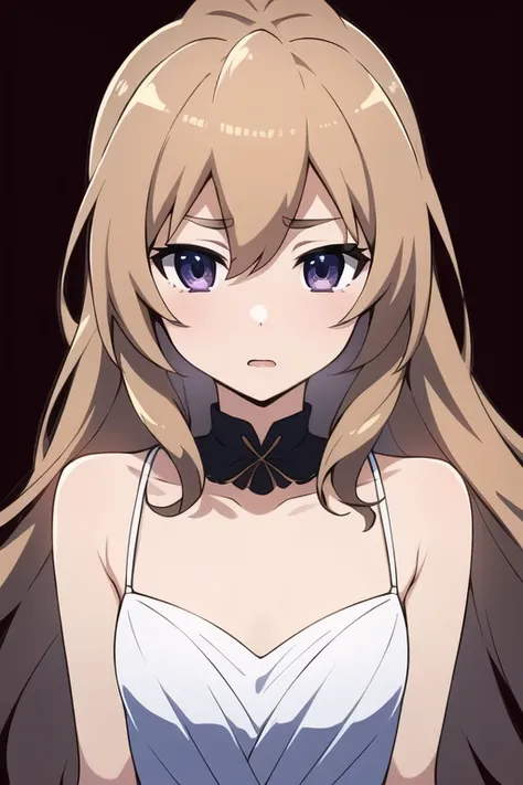 <lora:Taiga Aisaka:0.8>, 1girl, aisaka taiga, mature female, flat chest, (masterpiece:1.0), (best quality:1.0), (8k wallpaper:1.0), extremely delicate and beautiful, (beautiful detailed face:1.0), (detailed deep eyes), symmetrical breasts, deep eyes,