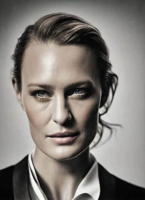 analog style, modelshoot style, portrait of sks woman in tuxedo, (perfect eyes), energetic and colorful streams of light (photo, studio lighting, hard light, sony a7, 50 mm, matte skin, pores, concept art, colors, hyperdetailed), with professional color grading, soft shadows, bright colors, daylight, <lora:locon_robinwright_v1_from_v1_64_32:1.25>
