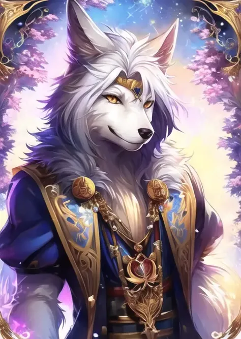 1boy, male focus, solo, looking at viewer, smile, furry