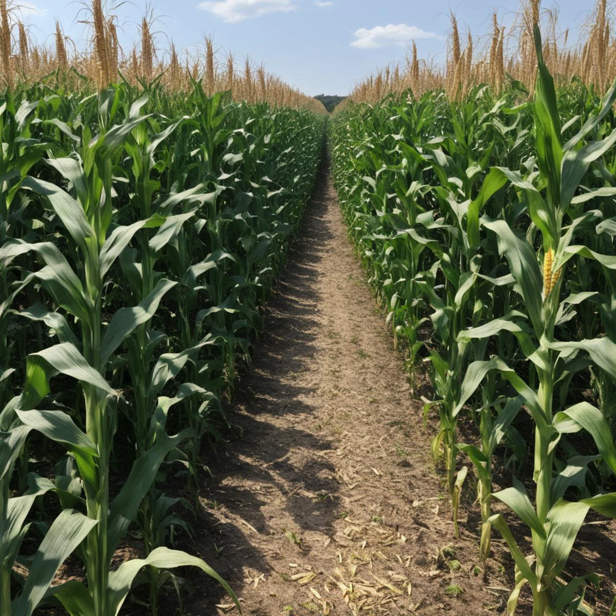 a corn field