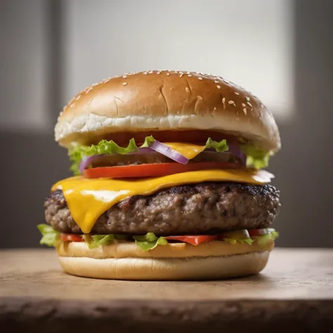 a cheeseburger