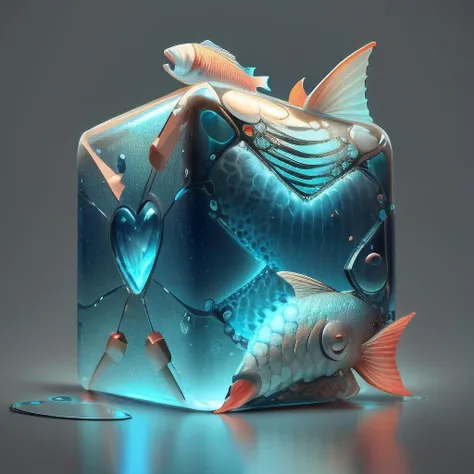 <lora:FishyTech-20:0.8>,fishytech,scifi,
(simple background:1.3), cube, heart shape