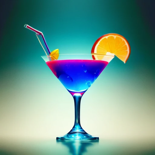 food photography shot of a cocktail made with blue casino and other tropical ingredients (masterpiece, best quality, high quality, highres, ultra-detailed), <lora:FishyMagic:1> , scifi,  <lora:cocktail_v2:0.8> <lora:Potion Craft_1069016:0.4>